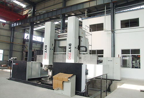 CNC double column vertical lath